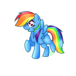 Size: 800x800 | Tagged: safe, artist:immagoddampony, rainbow dash, g4, female, solo