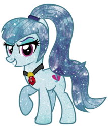 Size: 824x969 | Tagged: safe, artist:digiradiance, artist:kingdark0001, sonata dusk, pony, g4, female, galaxy, ponified, simple background, solo, transparent background, vector