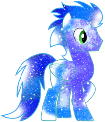Size: 828x964 | Tagged: safe, artist:baumkuchenpony, artist:digiradiance, soarin', pony, g4, galaxy, male, simple background, solo, transparent background, vector