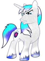 Size: 769x1039 | Tagged: safe, artist:digiradiance, artist:theshadowstone, shining armor, g4, galaxy, male, simple background, solo, transparent background, vector