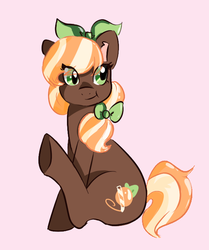 Size: 587x703 | Tagged: safe, artist:fluffleduckle, oc, oc only, oc:orange swirl, earth pony, pony, solo