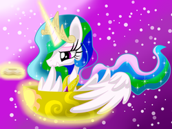 Size: 1600x1200 | Tagged: safe, artist:lovehtf421, princess celestia, pony, g4, female, solo