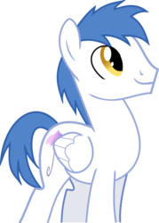 Size: 756x1057 | Tagged: safe, artist:rstfactory, brolly, whitewash, pegasus, pony, background pony, simple background, solo, transparent background, vector