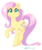 Size: 242x285 | Tagged: safe, artist:tiitcha, fluttershy, earth pony, pony, g4, cheeks, cute, earth pony fluttershy, female, looking at you, pixel art, race swap, raised hoof, simple background, smiling, solo, transparent background, wingless