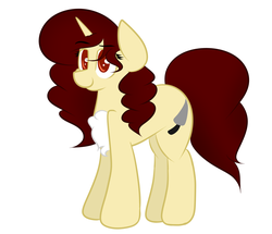 Size: 1280x1103 | Tagged: dead source, safe, artist:nom-sympony, oc, oc only, oc:prench silk, food pony, original species, chest fluff, food, solo