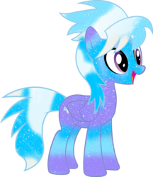 Size: 832x961 | Tagged: safe, artist:digiradiance, artist:silentmatten, cloudchaser, g4, female, galaxy, open mouth, simple background, solo, transparent background, vector