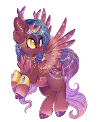 Size: 1024x1243 | Tagged: safe, artist:pvrii, oc, oc only, deer pony, original species, simple background, solo, transparent background, watermark