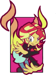 Size: 695x924 | Tagged: safe, artist:rvceric, sunset shimmer, equestria girls, g4, female, simple background, solo, transparent background