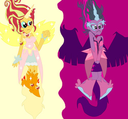 Size: 1024x949 | Tagged: safe, artist:xxfluffypachirisuxx, sci-twi, sunset shimmer, twilight sparkle, equestria girls, g4, my little pony equestria girls: friendship games, daydream shimmer, midnight sparkle, quality