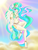 Size: 1024x1365 | Tagged: safe, artist:blue-fayt, princess celestia, human, g4, barefoot, eared humanization, feet, female, horn, horned humanization, humanized, nail polish, solo, tailed humanization, toenails, toes, winged humanization