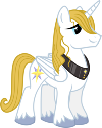 Size: 800x999 | Tagged: safe, artist:osipush, prince blueblood, alicorn, pony, g4, alternate gender counterpart, alternate universe, bluecorn, larson you magnificent bastard, male, male alicorn, simple background, solo, this will end in tears, transparent background, vector, xk-class end-of-the-world scenario