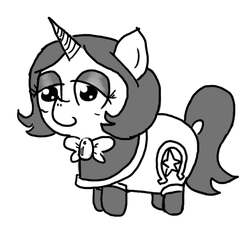 Size: 640x600 | Tagged: safe, artist:ficficponyfic, oc, oc only, oc:joyride, pony, unicorn, colt quest, adult, bowtie, clothes, female, horn, mage, mare, pimp, plushie, socks