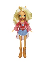 Size: 1142x1600 | Tagged: safe, applejack, equestria girls, g4, my little pony equestria girls: legend of everfree, official, camp fashion show outfit, doll, female, freckles, solo, toy