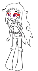 Size: 458x852 | Tagged: safe, artist:magijca, oc, oc only, oc:nightmare star, equestria girls, g4, boots, equestria girls-ified, shoes, solo