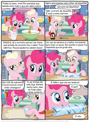Size: 790x1094 | Tagged: safe, artist:kturtle, granny pie, pinkie pie, comic:the story of granny pie, g4, comic, portuguese, translation