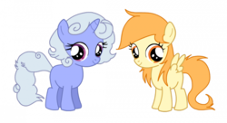 Size: 850x463 | Tagged: safe, artist:게르亡, oc, oc only, oc:dcpony, oc:oupony, female, filly