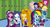 Size: 3528x1870 | Tagged: safe, artist:conikiblasu-fan, adagio dazzle, applejack, aria blaze, fluttershy, pinkie pie, rainbow dash, rarity, sonata dusk, sunset shimmer, twilight sparkle, equestria girls, g4, absurd, betrayal, mane six, the dazzlings