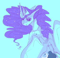 Size: 2900x2800 | Tagged: safe, artist:batwinqs, princess luna, g4, female, high res, solo