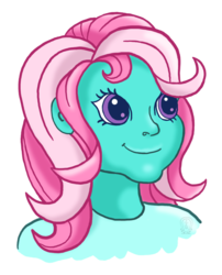 Size: 855x1056 | Tagged: safe, artist:anscathmarcach, minty, equestria girls, g3, g4, humanized, simple background, solo, transparent background