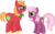 Size: 7206x4396 | Tagged: safe, artist:osipush, big macintosh, cheerilee, earth pony, pony, g4, absurd resolution, alternate gender counterpart, alternate hairstyle, alternate universe, bowtie, cheeribetes, cute, duo, female, freckles, glasses, hair bow, macabetes, male, mare, personality swap, role reversal, ship:cheerimac, shipping, simple background, stallion, straight, tail bow, transparent background, vector