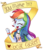 Size: 681x783 | Tagged: safe, artist:lucy-tan, rainbow dash, equestria girls, g4, banner, blushing, female, heart, heart eyes, looking at you, one eye closed, solo, valentine, valentine's day, wingding eyes, wink