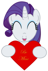 Size: 2169x3183 | Tagged: safe, artist:comfydove, rarity, g4, female, happy, heart, hearts and hooves day, high res, solo