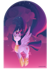 Size: 2480x3508 | Tagged: safe, artist:starrypon, twilight sparkle, alicorn, pony, g4, female, high res, mare, solo, twilight sparkle (alicorn)