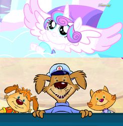 Size: 540x551 | Tagged: safe, princess flurry heart, g4, the crystalling, alba, crossover, pip (pip ahoy), pip ahoy, uncle skipper