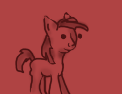 Size: 792x612 | Tagged: safe, artist:renny, pony, nose, red, what.png