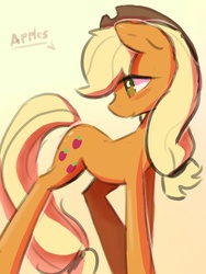 Size: 960x1280 | Tagged: safe, artist:darkflame75, applejack, g4, female, solo