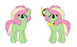 Size: 1134x700 | Tagged: safe, artist:sweetkorruption, magical lesbian spawn, offspring, parent:apple fritter, parent:roseluck, parents:rosefritter, simple background, solo, transparent background