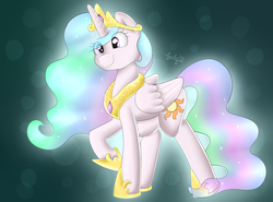 Size: 1280x948 | Tagged: safe, artist:flufgun, princess celestia, g4, female, solo