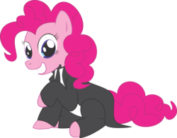 Size: 9954x7808 | Tagged: safe, artist:mozlin, pinkie pie, g4, absurd resolution, clothes, female, solo, tuxedo