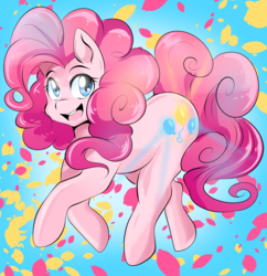 Size: 1930x1997 | Tagged: safe, artist:twintailwind, pinkie pie, g4, confetti, female, solo