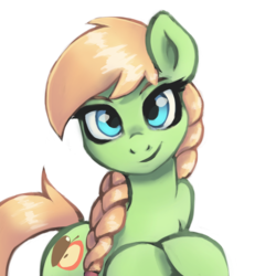 Size: 824x824 | Tagged: safe, artist:darksittich, oc, oc only, oc:appleseed, earth pony, pony, solo