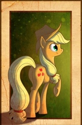 Size: 372x570 | Tagged: safe, applejack, earth pony, pony, g4, female, solo