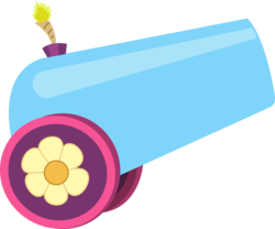 Size: 3000x2492 | Tagged: safe, artist:bluetech, g4, .svg available, high res, party cannon, simple background, transparent background, vector, weapon