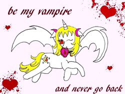 Size: 793x594 | Tagged: safe, artist:ask-luciavampire, oc, oc only, alicorn, pony, vampire, vampony, tumblr:ask-luciavampire, alicorn oc, tumblr, valentine's day