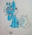 Size: 2448x2688 | Tagged: safe, artist:hihipuffy, trixie, pony, unicorn, g4, female, high res, mare, solo, traditional art