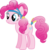 Size: 3500x3582 | Tagged: dead source, safe, artist:mahaugher, pinkie pie, crystal pony, g4, season 3, crystallized, female, headband, simple background, solo, tail wrap, transparent background