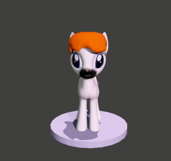 Size: 465x439 | Tagged: safe, artist:fillerartist, oc, oc only, oc:ginger-bread, pony, toaster pony, 3d, animated, badumsquish approved, butt, plot, ponified, redo, solo, toaster