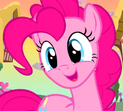 Size: 634x572 | Tagged: safe, screencap, pinkie pie, a friend in deed, g4, animated, cute, diapinkes, female