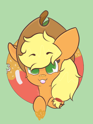 Size: 720x960 | Tagged: safe, artist:hedgehog-plant, applejack, earth pony, pony, g4, female, mare, solo