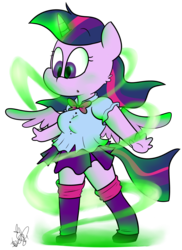 Size: 2549x3500 | Tagged: safe, artist:befishproductions, twilight sparkle, anthro, equestria girls, g4, female, high res, magic, signature, simple background, solo, transparent background, twilight sparkle (alicorn)