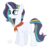 Size: 908x880 | Tagged: safe, artist:stagetechyart, oc, oc only, oc:harmonica, pony, unicorn, crack shipping, female, horn, multicolored hair, offspring, parent:coloratura, parent:prince blueblood, solo, unicorn oc