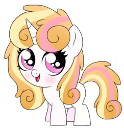 Size: 594x611 | Tagged: safe, artist:unoriginai, oc, oc only, g4, season 6, crack shipping, cute, magical lesbian spawn, offspring, parent:princess flurry heart, parent:pumpkin cake, parents:pumpkin heart, shipping, simple background, solo, transparent background