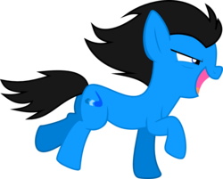 Size: 919x738 | Tagged: safe, artist:deon miller, oc, oc only, oc:blue blazer, earth pony, pony, inkscape, ponyscape, simple background, solo, transparent background, vector