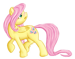 Size: 900x706 | Tagged: safe, artist:undefined-shadow, fluttershy, g4, female, solo