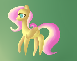 Size: 1024x819 | Tagged: safe, artist:annaiszoom, fluttershy, g4, female, lineless, solo