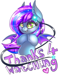 Size: 600x758 | Tagged: safe, artist:theneithervoid, oc, oc only, bat pony, pony, color porn, solo